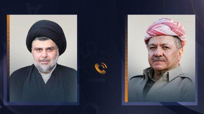 Başkan Barzani ile Sadr telefonda görüştü