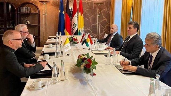 Neçirvan Barzani ve Vatikan Dışişleri Bakanı arasında görüşme