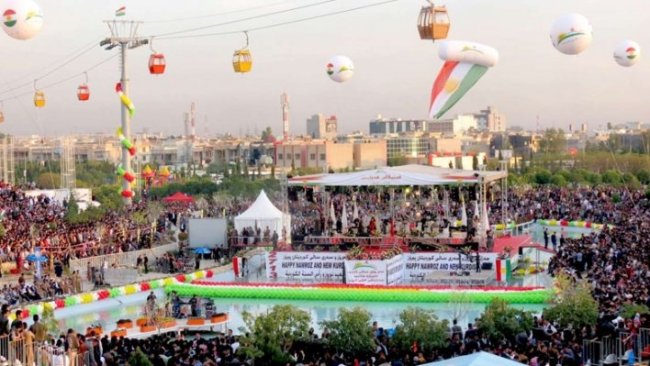 Başkent Erbil'de Newroz hazırlıkları