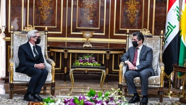 Başbakan Barzani, Norveçli büyükelçiyi kabul etti