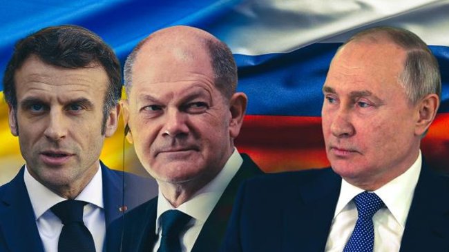Putin'den Macron ve Scholz'a  Kiev çağrısı