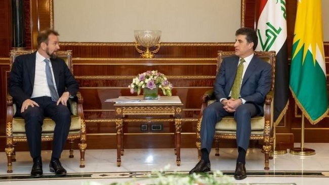 Neçirvan Barzani AB heyeti ile İran'nın Erbil saldırısını görüştü