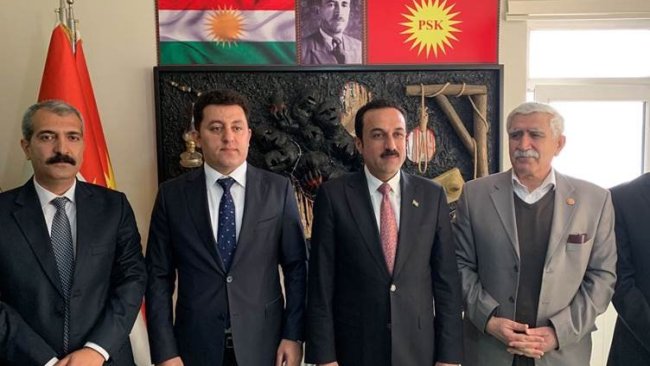 Erbil Valisi’nden PSK ve HDP’ye ziyaret
