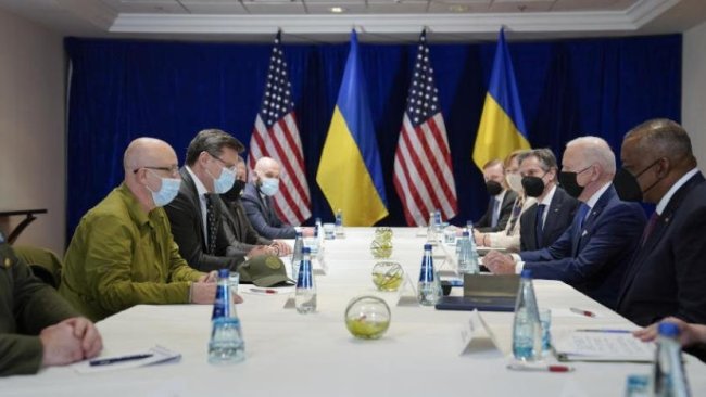 Biden, Rus işgalinin başlamasından bu yana ilk kez Ukraynalı yetkililerle görüştü