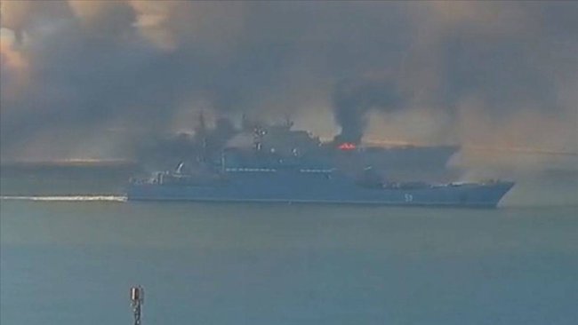 Pentagon: 'Rusya' gemisi Ukrayna tarafından vuruldu