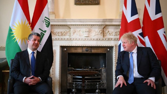 Başbakan Barzani, İngiltere Başbakanı Johnson ile biraraya geldi