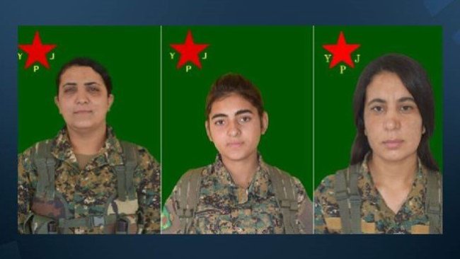 Kobani’de SİHA saldırısında hayatını kaybeden YPJ’li 3 kadının kimliği açıklandı