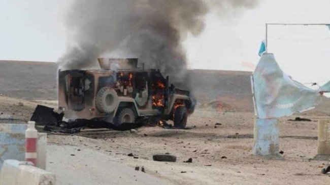 Haseke'de DSG'li araca bombalı saldırı