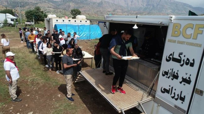 Barzani Yardım Vakfı Erbil' de yeni bir insani gelişim kampı açtı