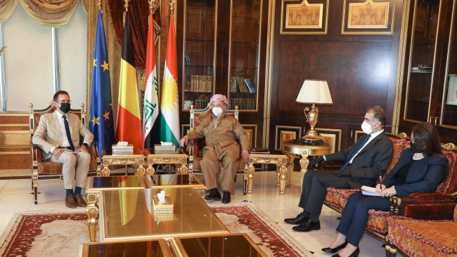 Başkan Barzani ile Belçika büyükelçisi arasında Suriye ve Şengal görüşmesi