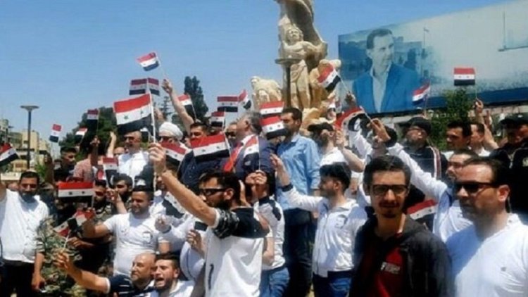 Halep'te Türkiye karşıtı gösteri düzenlendi