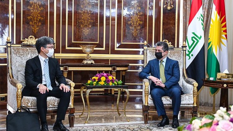 Başbakan Mesrur Barzani Japon heyetini kabul etti