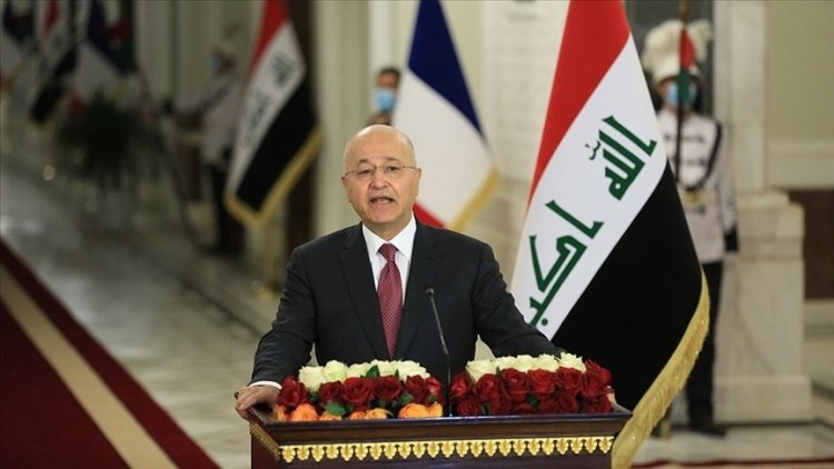 Irak Cumhurbaşkanı'ndan Erbil'e yapılan saldırıya kınama