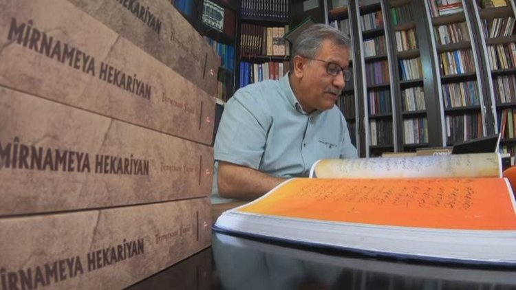 389 yıl önce Farsça yazılan ‘Mîrnameya Hekariyan’ kitabı Kürtçe’ye çevrildi