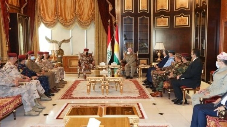 Başkan Barzani, Irak Genelkurmay Başkanı'nı kabul etti