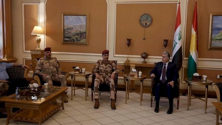 Irak Savunma ve İçişleri Bakanlıkları yetkililerinden oluşan heyet,Başkent Erbil’e geldi.