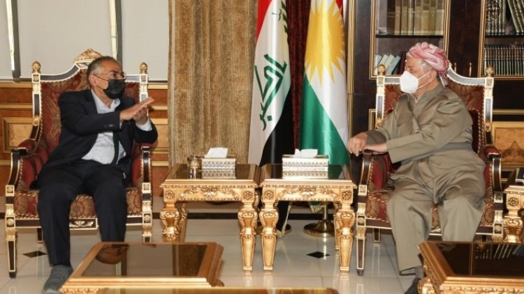 Başkan Mesud Barzani İranlı Araştırmacı Sadeq Zîba Kelam ile görüştü