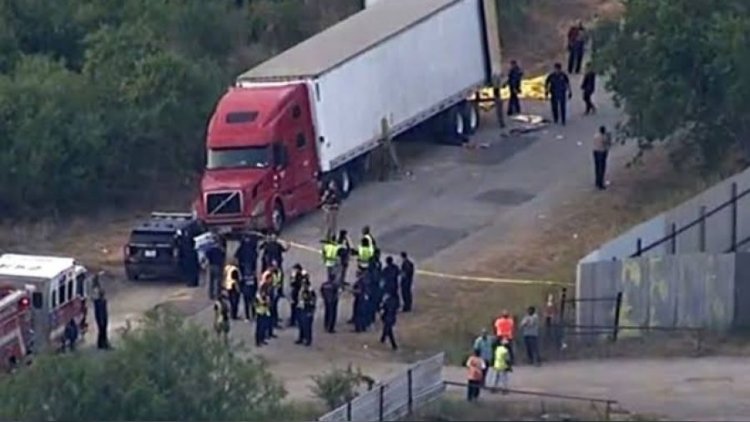 ABD'de terk edilmiş bir kamyonda 42 kişi ölü bulundu