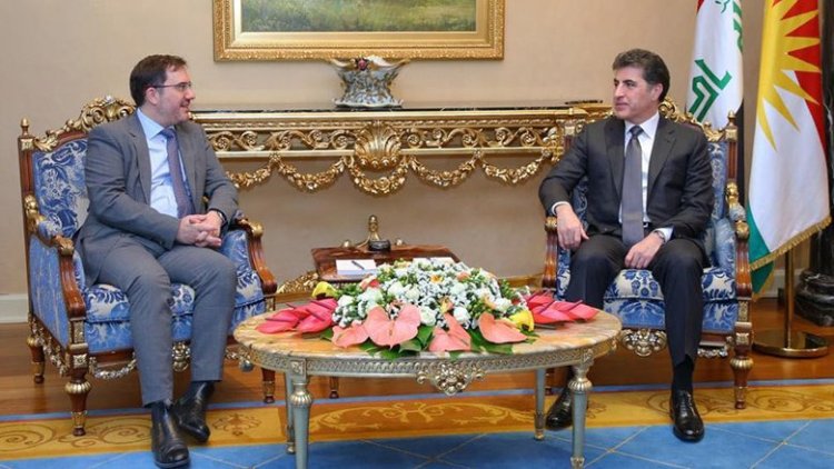  Neçirvan Barzani, İngiltere’nin Bağdat Büyükelçisi'ni ağırladı