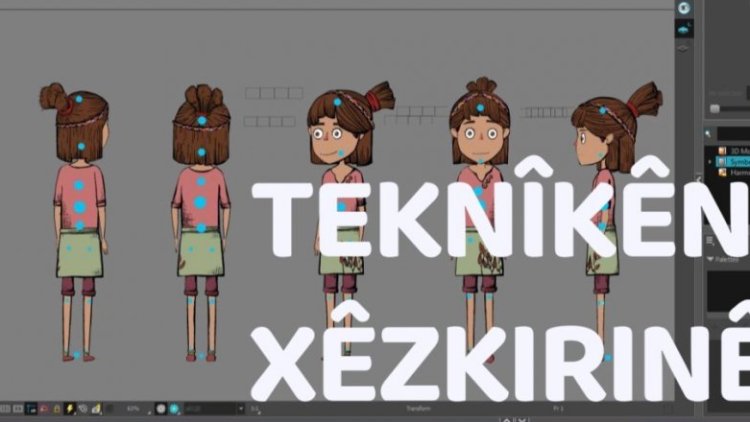 'Çocuklar için Kürtçe animasyon atölyesi' projesi
