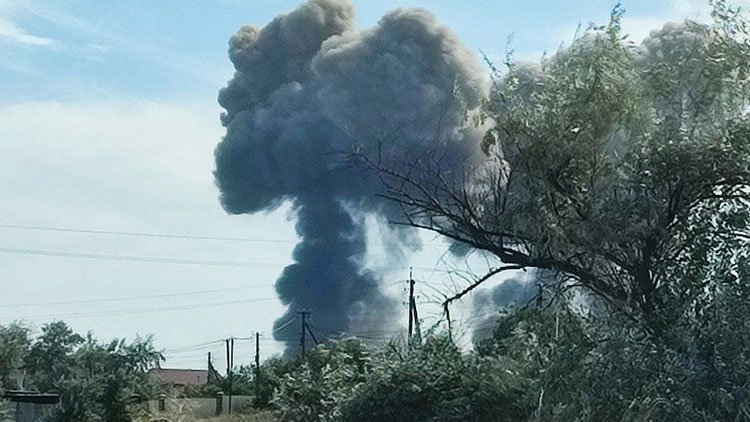 Kırım’daki hava üssü saldırısında Rus savaş uçakları imha edildi