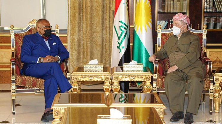 Başkan Barzani ABD’nin yeni Erbil Başkonsolosu’nu kabul etti