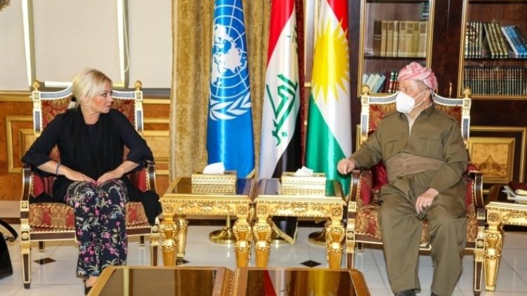 Başkan Barzani, BM Irak Özel Temsilcisi ile bir araya geldi