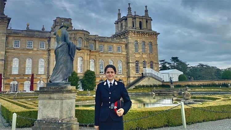Bir kadın Peşmerge daha İngiltere Sandherst Kraliyet Askeri Akademisinden mezun oldu