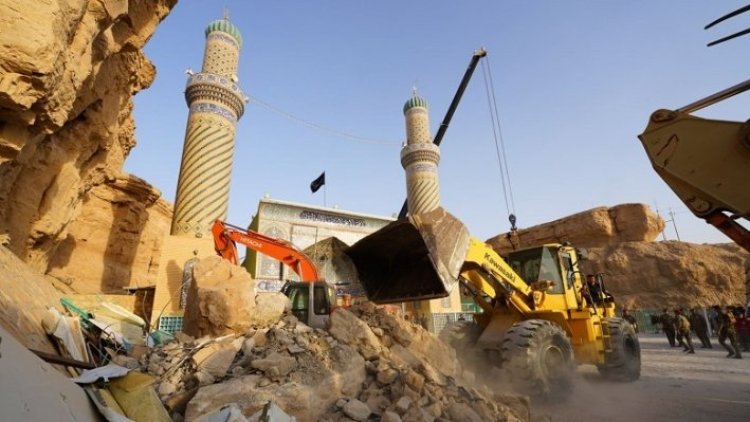 Irak’ta ziyaretçilerle dolu türbe çöktü: 8 ölü