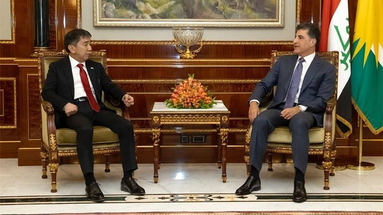 Neçirvan Barzani Japonya'nın Irak büyükelçisini kabul etti