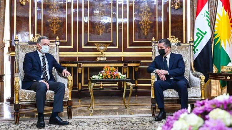 Başbakan Mesrur Barzani, Türkiye’nin Erbil Başkonsolosunu kabul etti