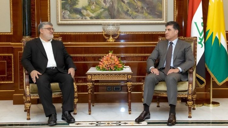 Neçirvan Barzani, Batı Azerbaycan Valisi ile görüştü