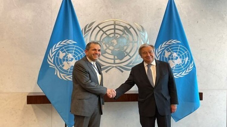 İran'ın BM Daimi Temsilcisi Taht Revançi, Guterres ile görüştü
