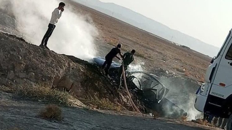 Türkiye’ye ait SİHA, PKK mensuplarının aracını hedef aldı