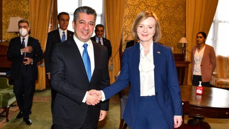 Başbakan Mesrur Barzani’den yeni İngiltere Başbakanı Liz Truss’a tebrik