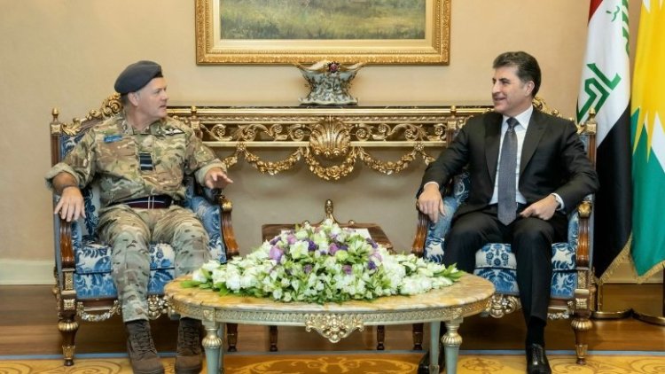 Başkan Neçirvan Barzani, İngiliz askeri heyetini kabul etti