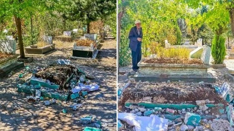 Diyarbakır'da mezarlıklara saldırı