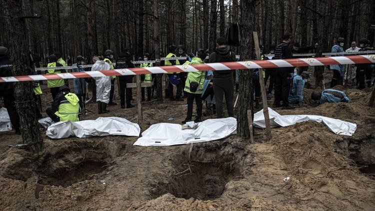 Rusya, İzyum şehrinde bulunan 'toplu mezar' iddiasını yalanladı