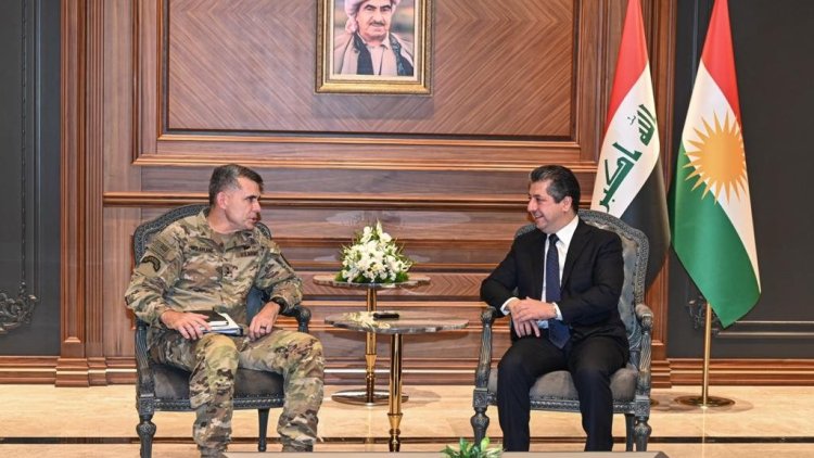 Başbakan Barzani, Uluslararası Koalisyon Genel Komutanı ile görüştü