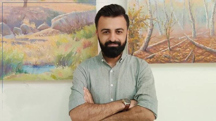 Kürt ressam Lübnan’daki uluslararası sergiye 2 eseriyle katıldı