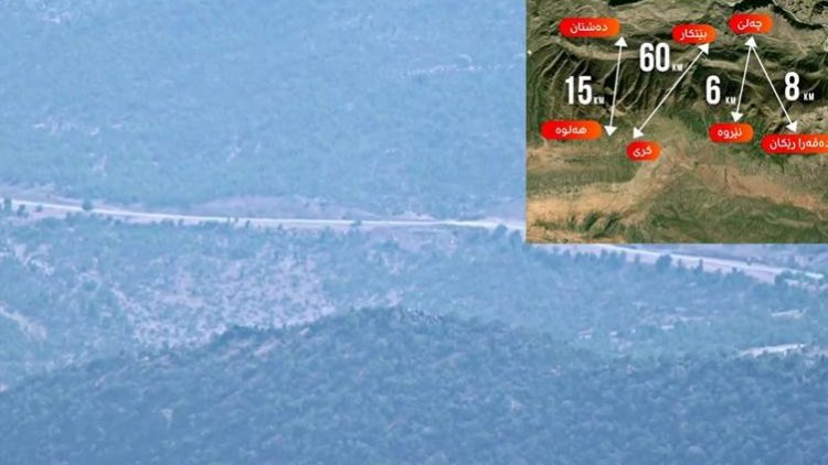 Türkiye, Kürdistan Bölgesi’nde askeri noktalara lojistik için yol yapıyor