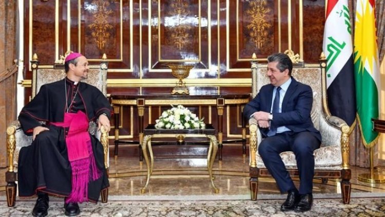 Başbakan, Vatikan’ın Bağdat Büyükelçisi Metja Scoffer ile bir araya geldi