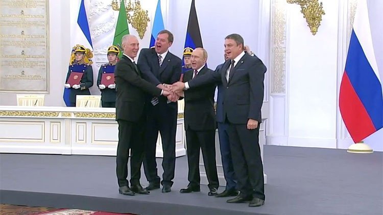 Putin, Ukrayna'daki 4 bölgenin ilhakını açıkladı: 'Bu bölgedekiler Rusya vatandaşı oldu'