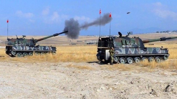TSK ve bağlı gruplardan Rojava’ya top saldırıları