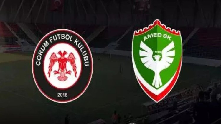 Amedspor Çorumspor’u 2-0 yendi