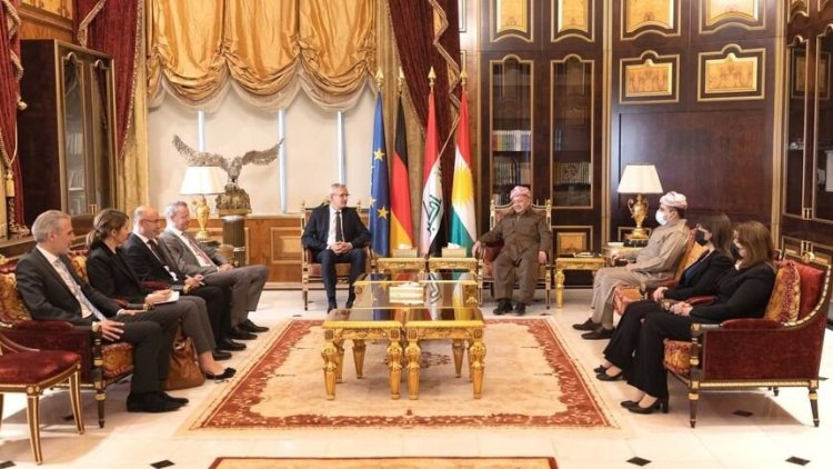 Başkan Barzani, Almanya’nın Bağdat Büyükelçisi’ni kabul etti