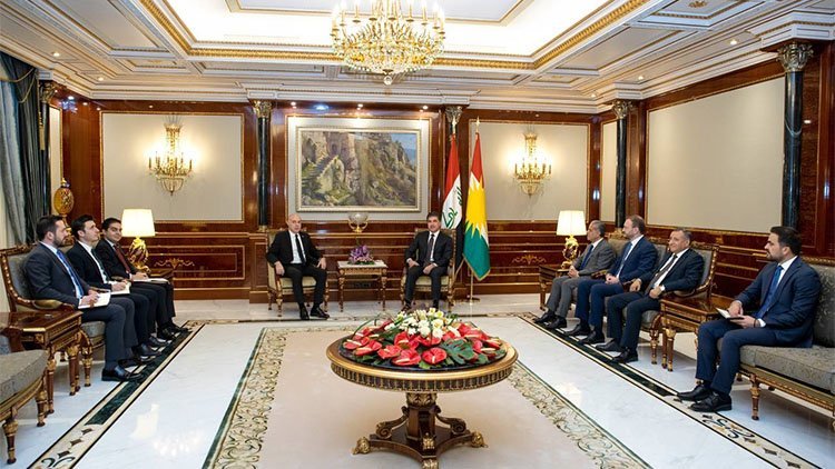 Neçirvan Barzani, Türk Büyükelçiyi kabul etti