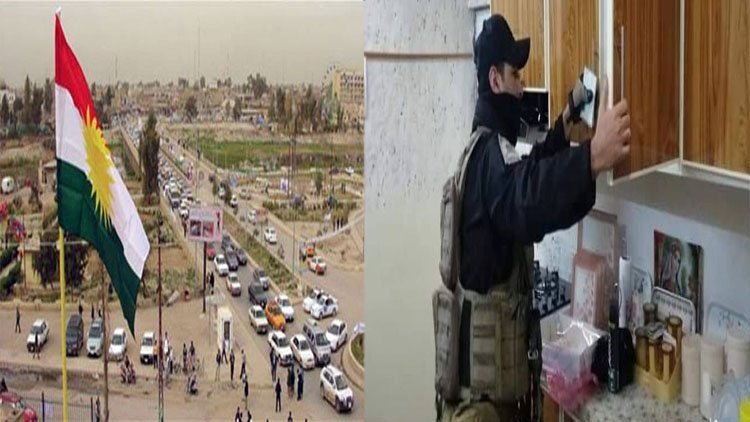 Kerkük: Irak Güçlerinden, Kürt semtlerine baskınlar 