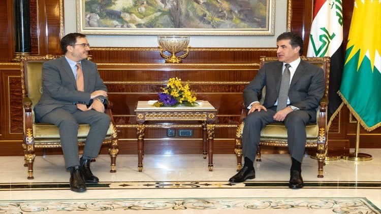 Neçirvan Barzani, İngiltere'nin Irak büyükelçisini kabul etti