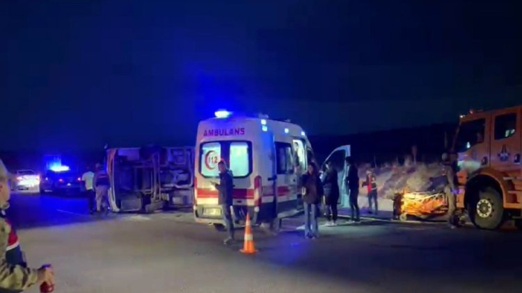 Kars'ta trafik kazası: Çok sayıda yaralı